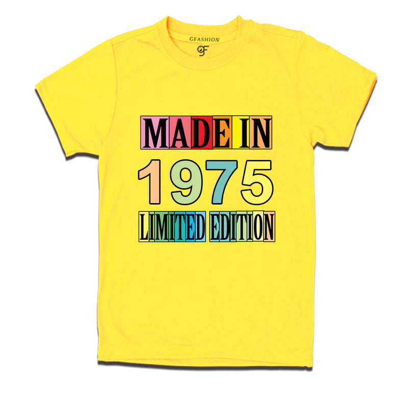 Made in 1975 Limited Edition t shirts