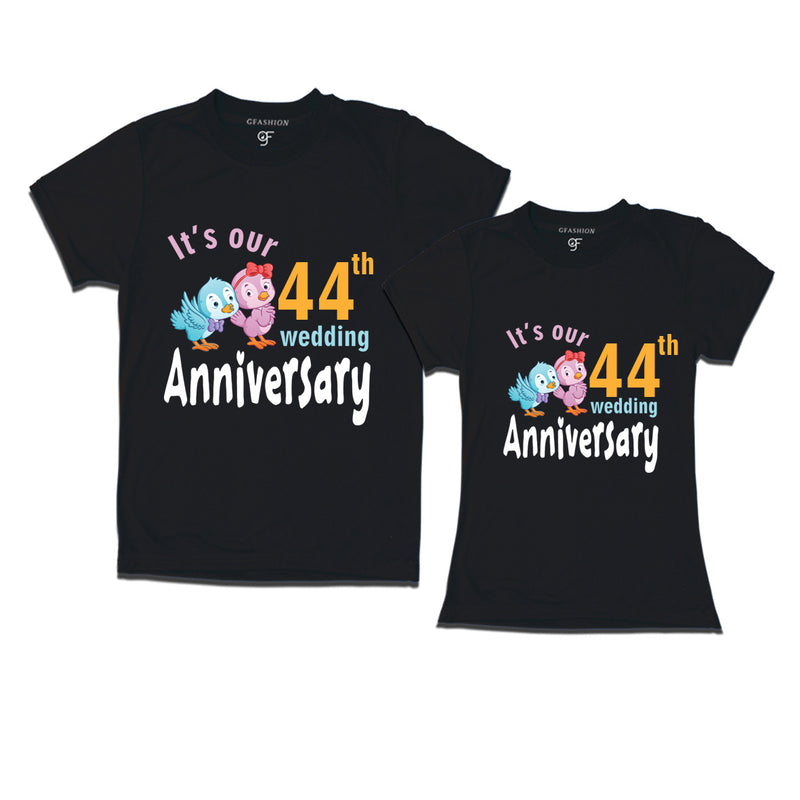 Its our 44th wedding anniversary cute couple t-shirts