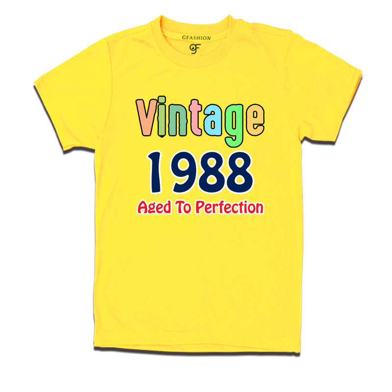 vintage 1988 aged to perfection t-shirts