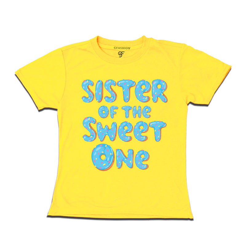 Sister of the sweet one donut girls t shirtsSister of the sweet one donut girls t shirts