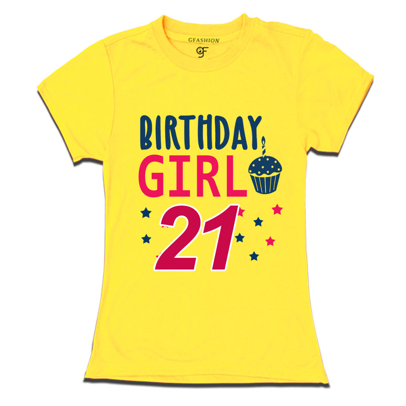 Birthday Girl t shirts for 21st year