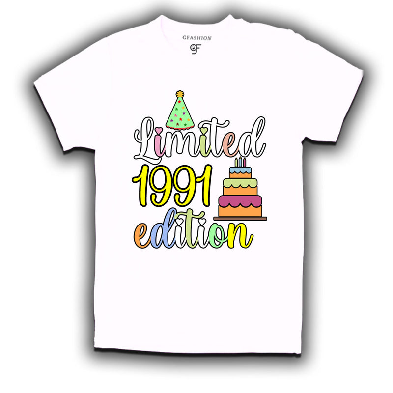 limited 1991 edition birthday t-shirts
