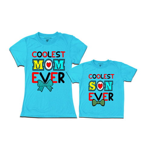 COOLEST MOM SON EVER MATCHING T SHIRTS