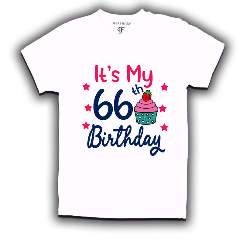 it's my 66th birthday tshirts for men's and women's