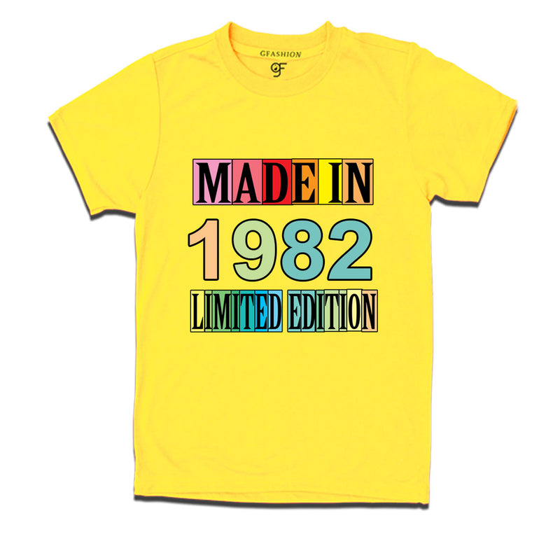 Made in 1982 Limited Edition t shirts