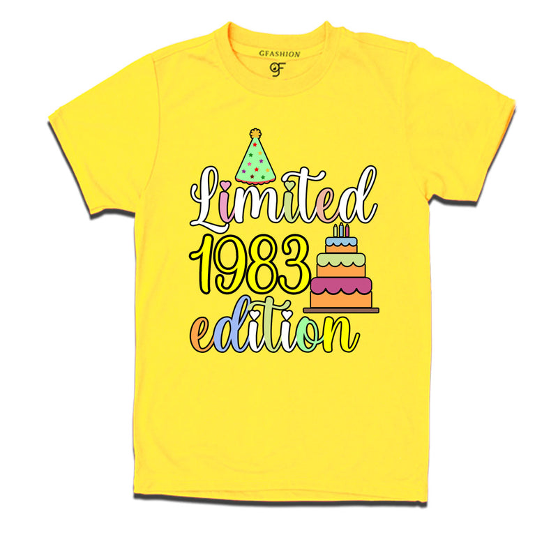 limited 1983 edition birthday t-shirts