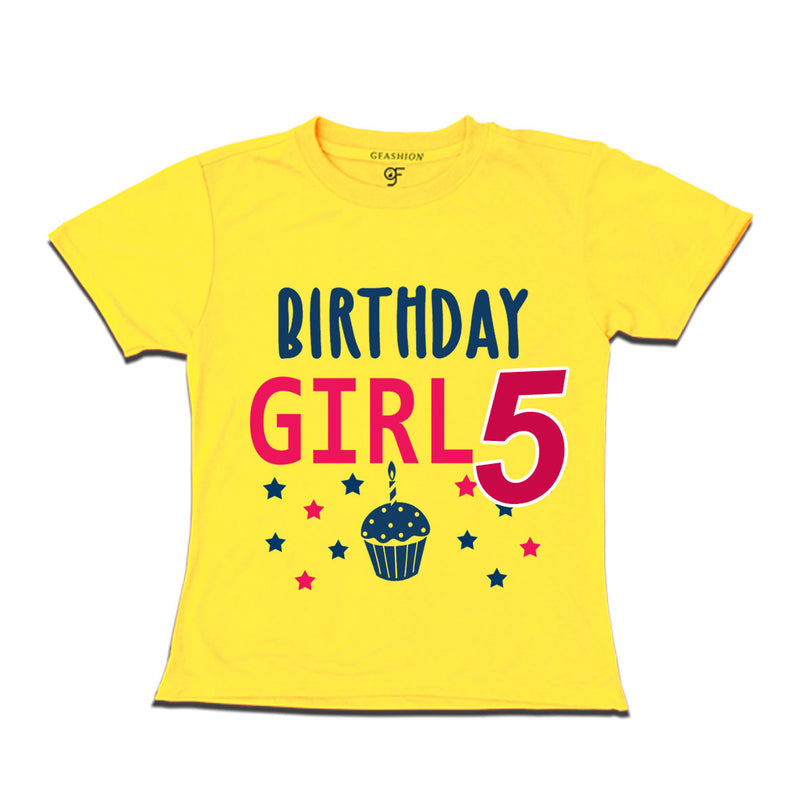 Birthday Girl t shirts for 5th year