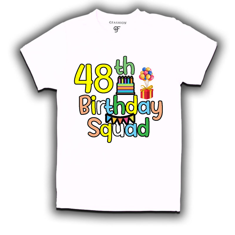 48th birthday squad t shirts