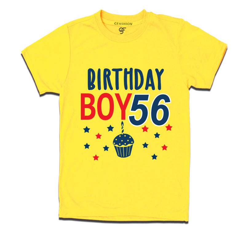 Birthday boy t shirts for 56th year