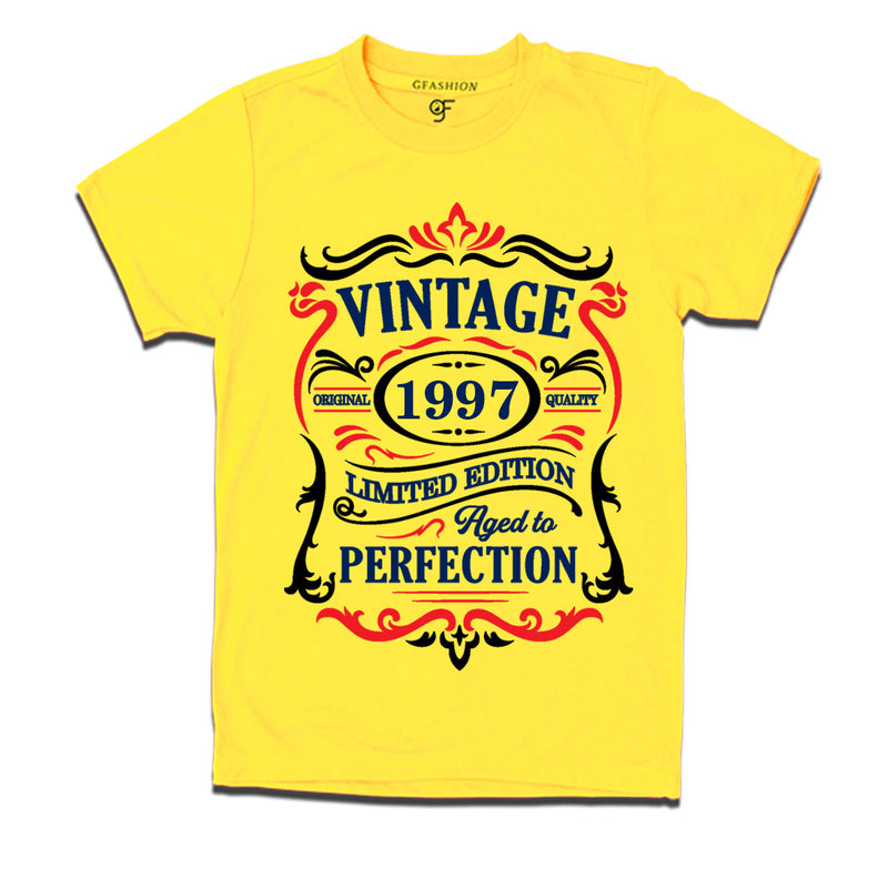 vintage 1997 original quality limited edition aged to perfection t-shirt
