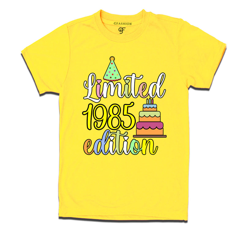 limited 1985 edition birthday t-shirts