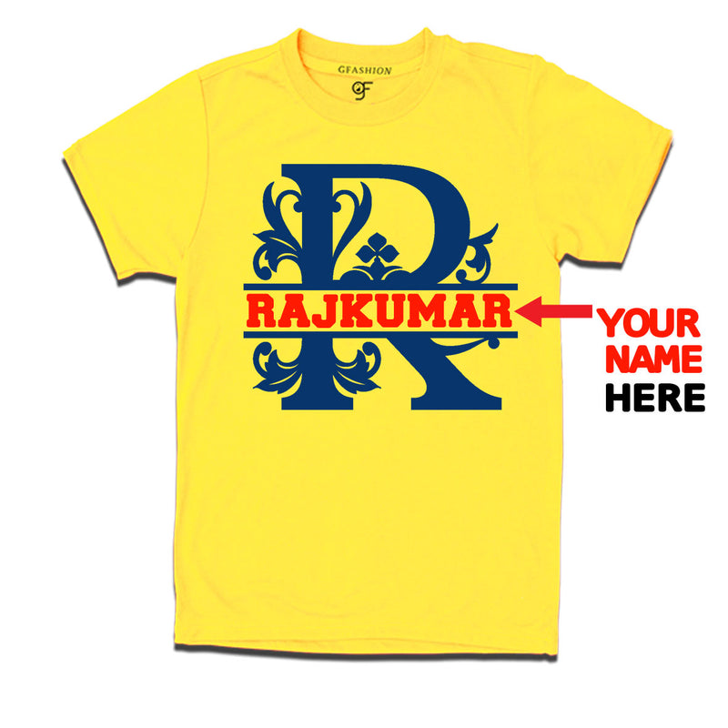 Initial R with name t shirts for kids and adults