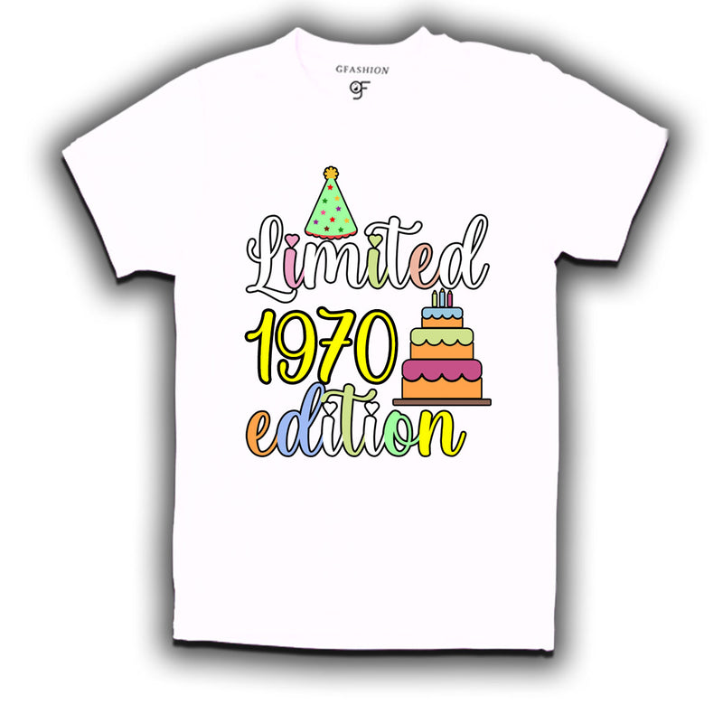 limited 1970 edition birthday t-shirts