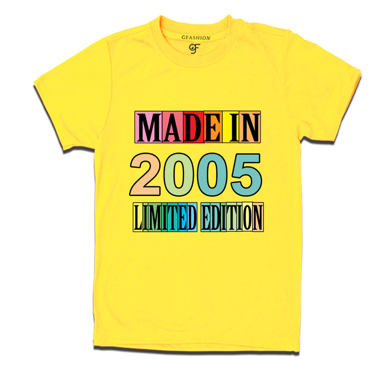 Made in 2005 Limited Edition t shirts