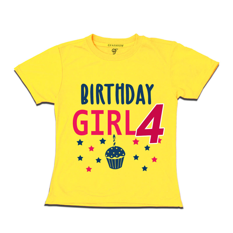 Birthday Girl t shirts for 4th year