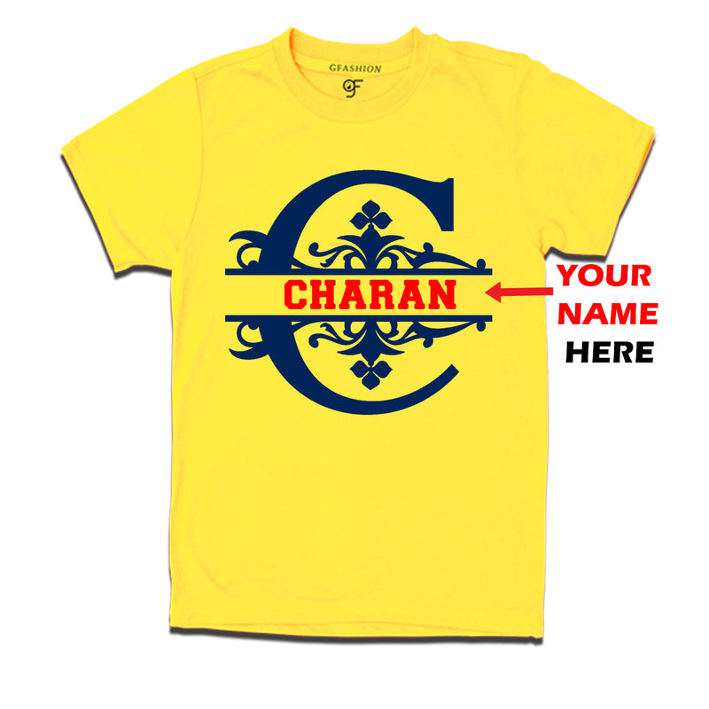 Initial C with name t shirts for kids and adults