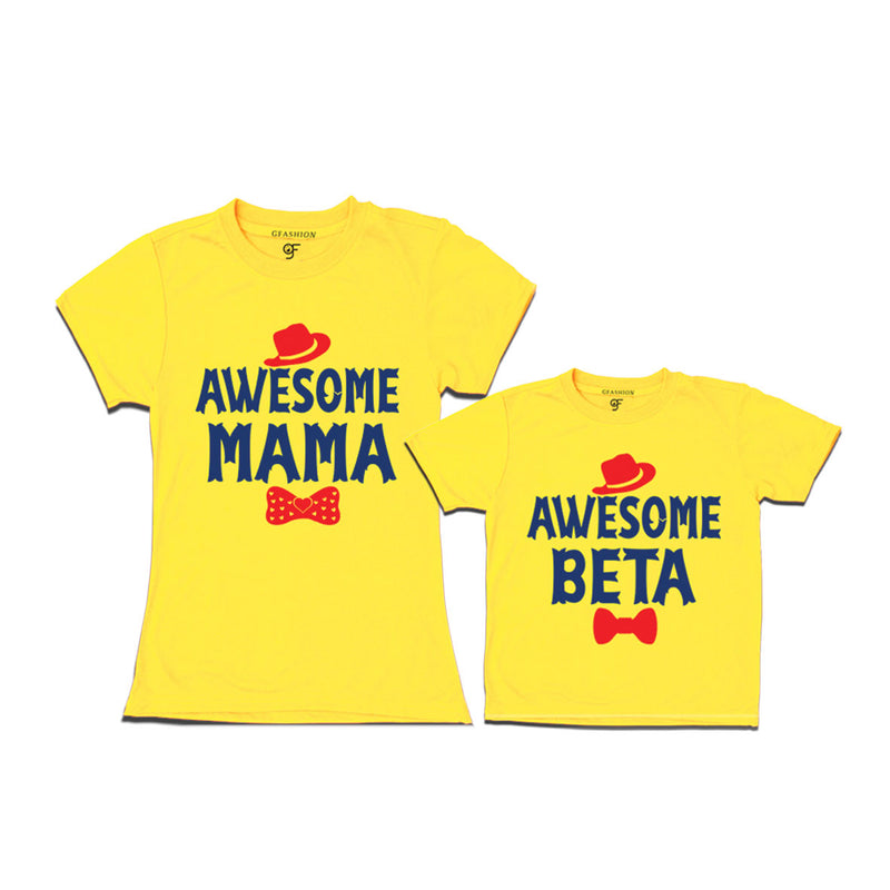 AWESOME MAMA AWESOME BETA MATCHING FAMILY T SHIRTS