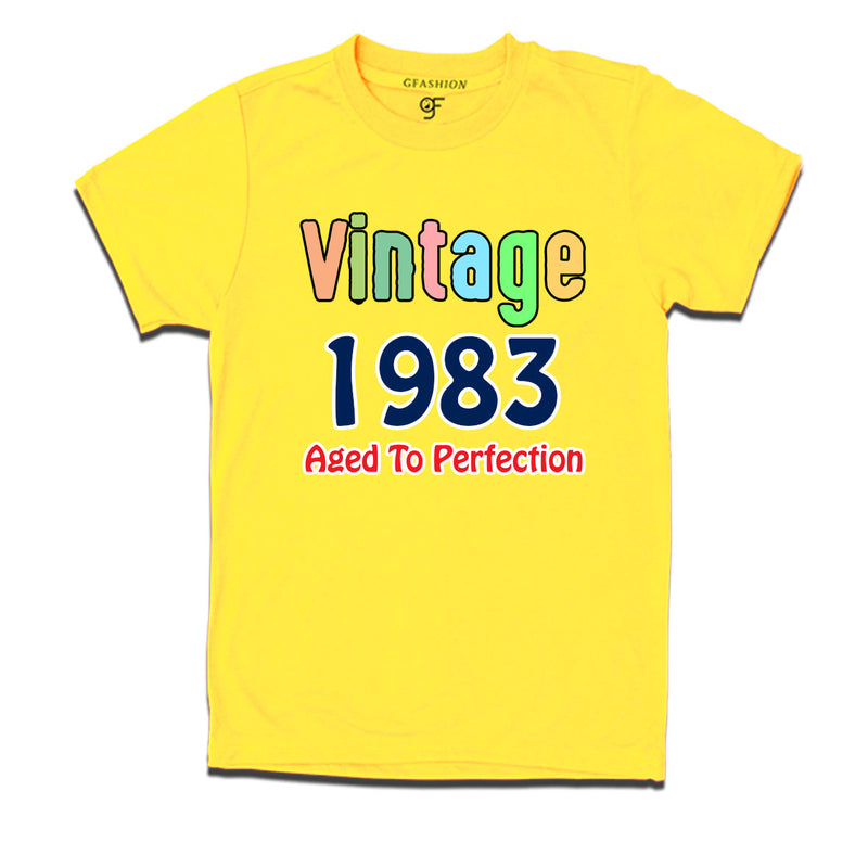 vintage 1983 aged to perfection t-shirts