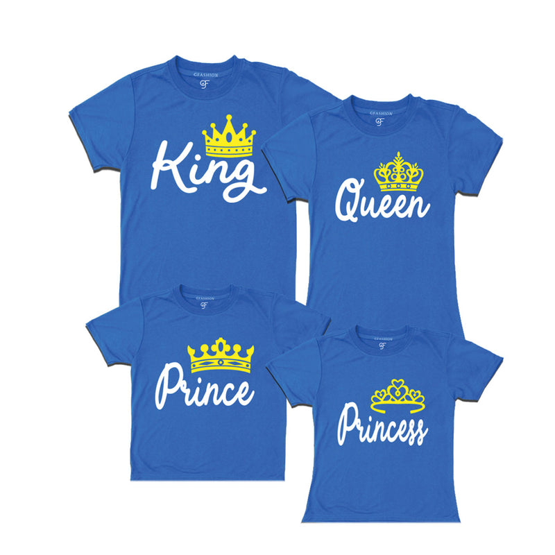 KING QUEEN PRINCE PRINCESS FAMILY T-SHIRTS