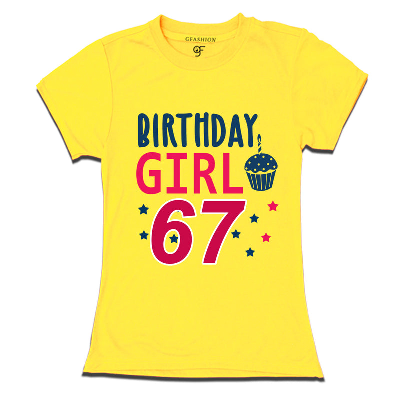 Birthday Girl t shirts for 67th year