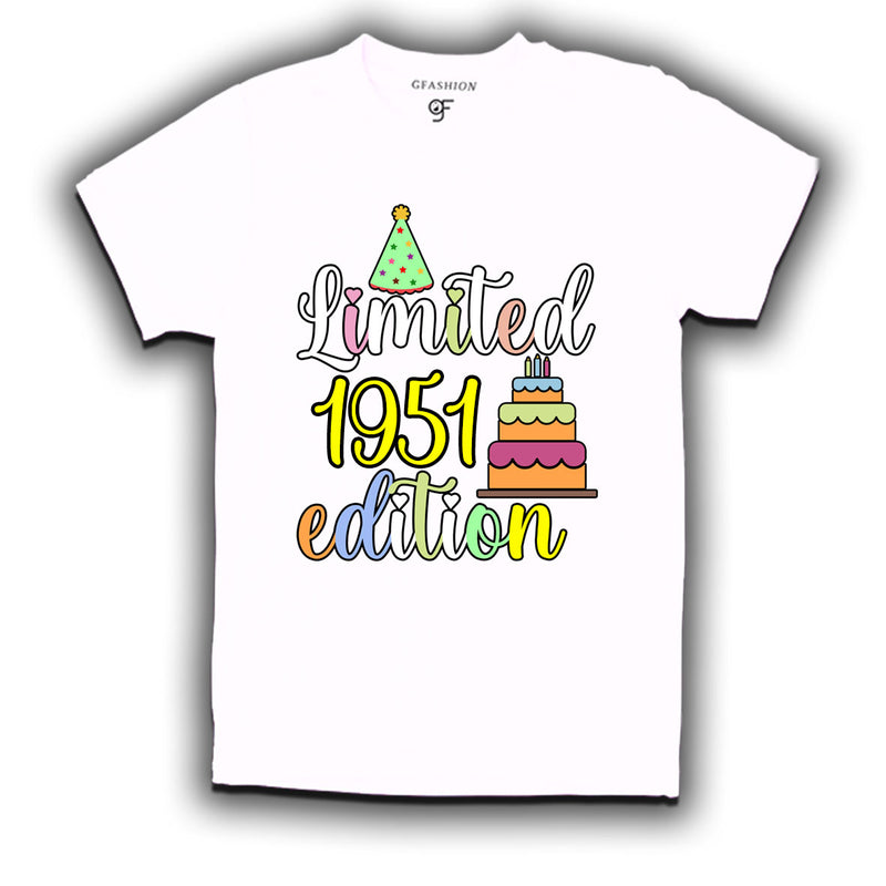 limited 1951 edition birthday t-shirts