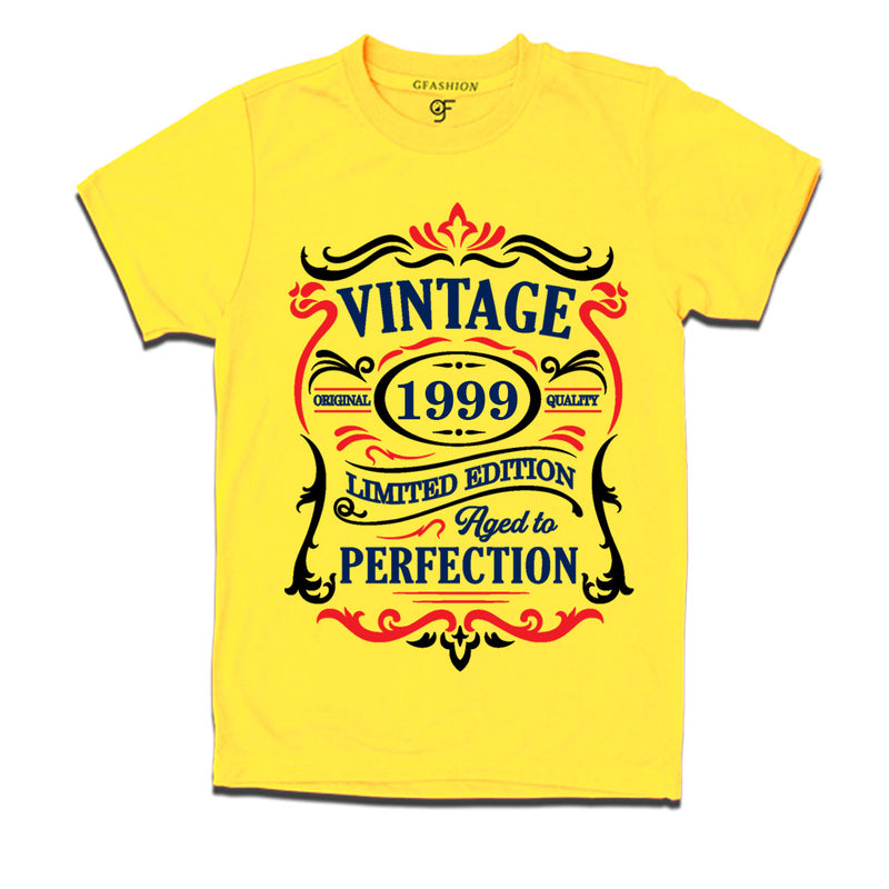 vintage 1999 original quality limited edition aged to perfection t-shirt