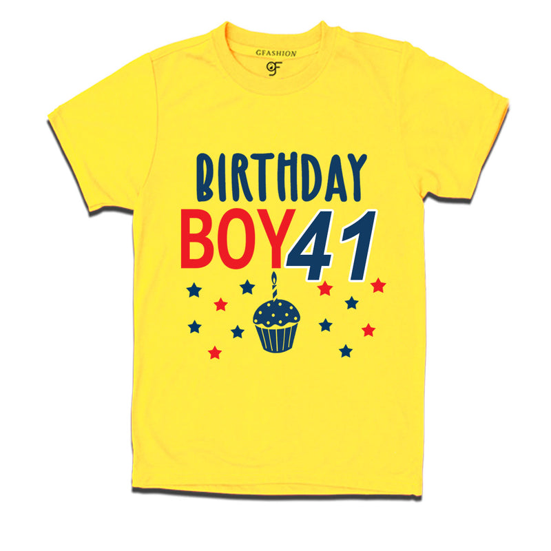 Birthday boy t shirts for 41st year