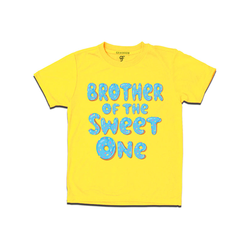 Brother of the sweet one Donut boys t shirt