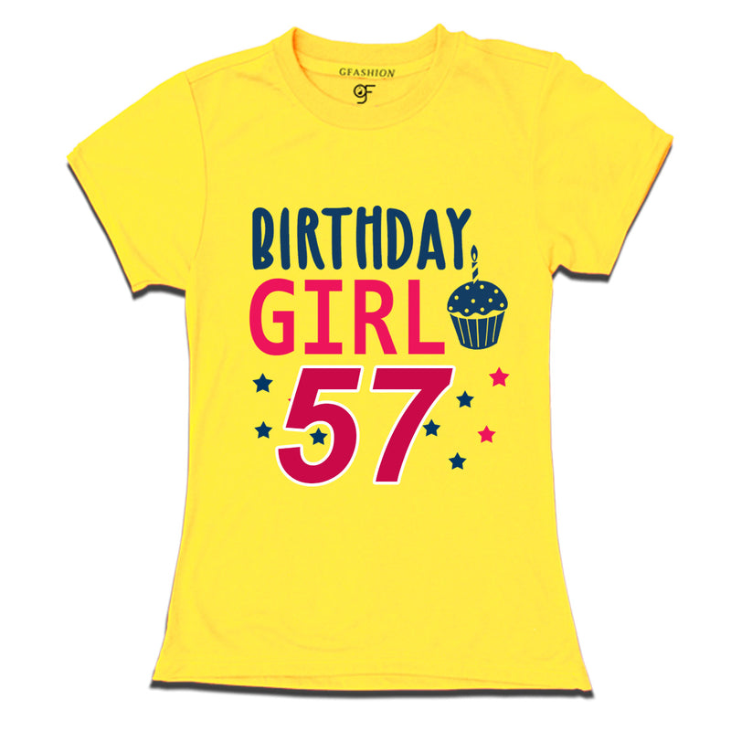 Birthday Girl t shirts for 57th year