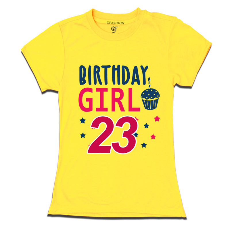 Birthday Girl t shirts for 23rd year