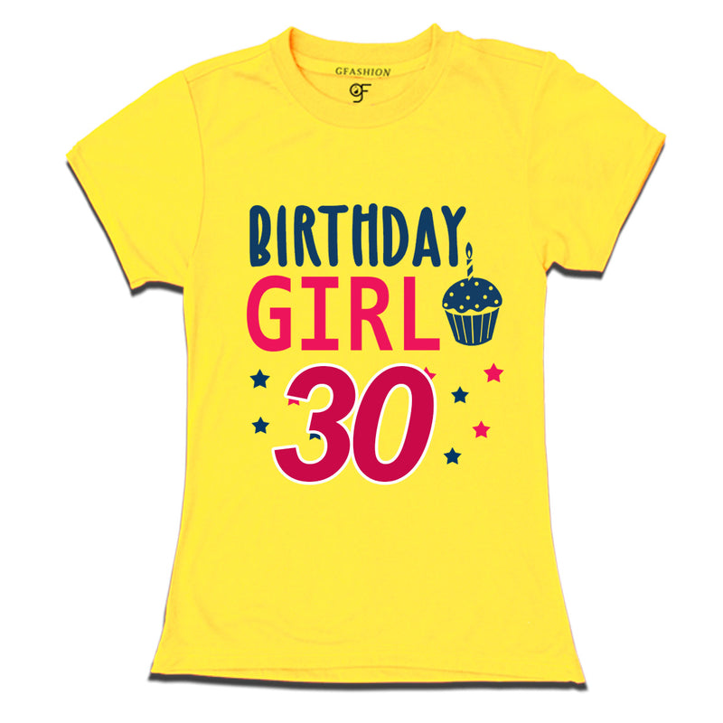 Birthday Girl t shirts for 30th year