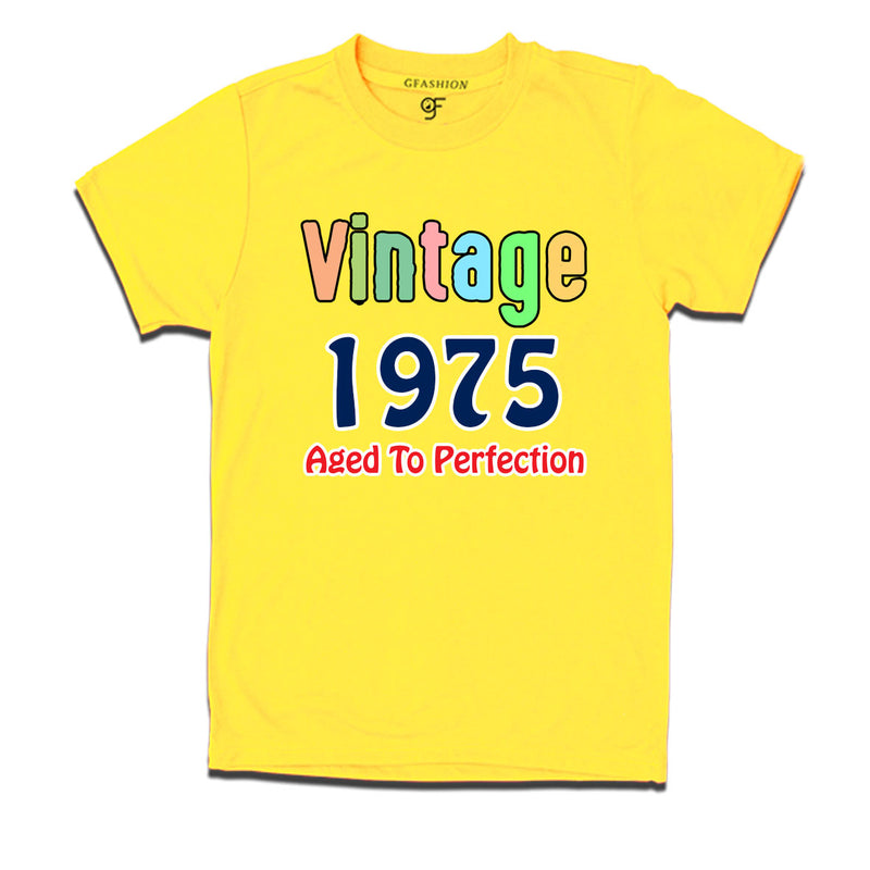 vintage 1975 aged to perfection t-shirts