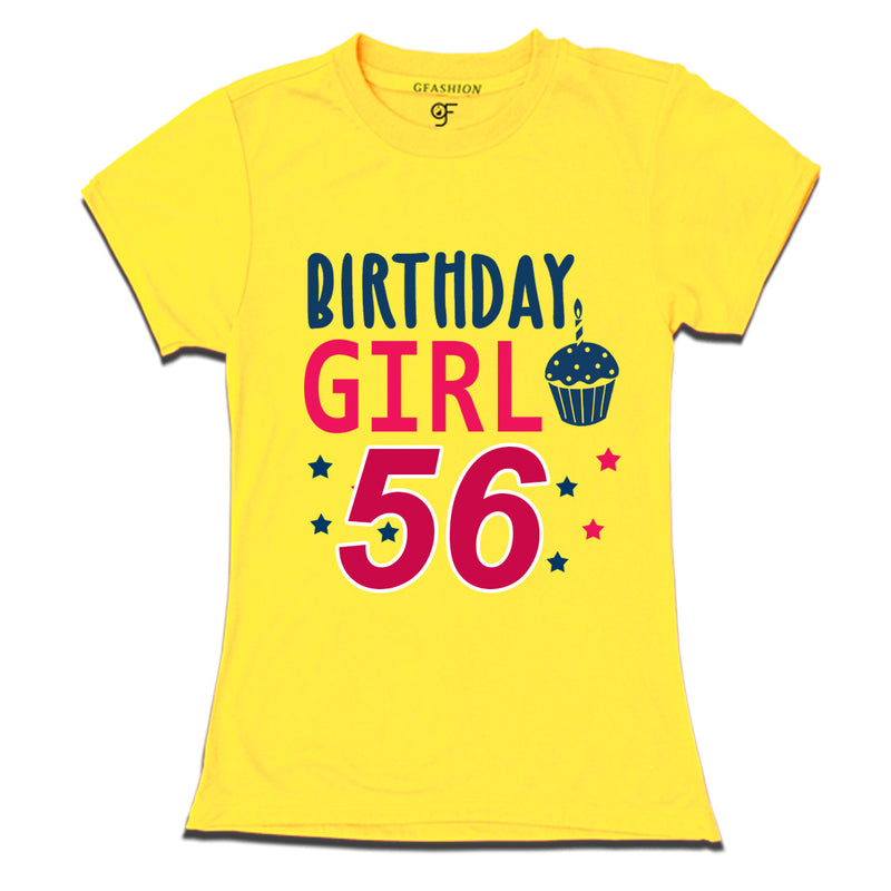 Birthday Girl t shirts for 56th year