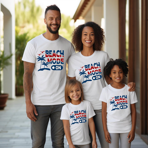 Beach Mode On T-shirts for Group