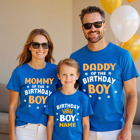 Birthday Boy T-shirts With Family