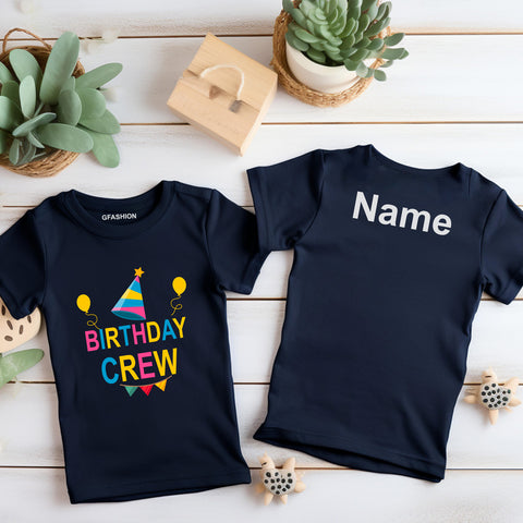 Birthday Crew custom birthday tshirts