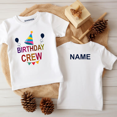 Birthday Crew custom birthday tshirts