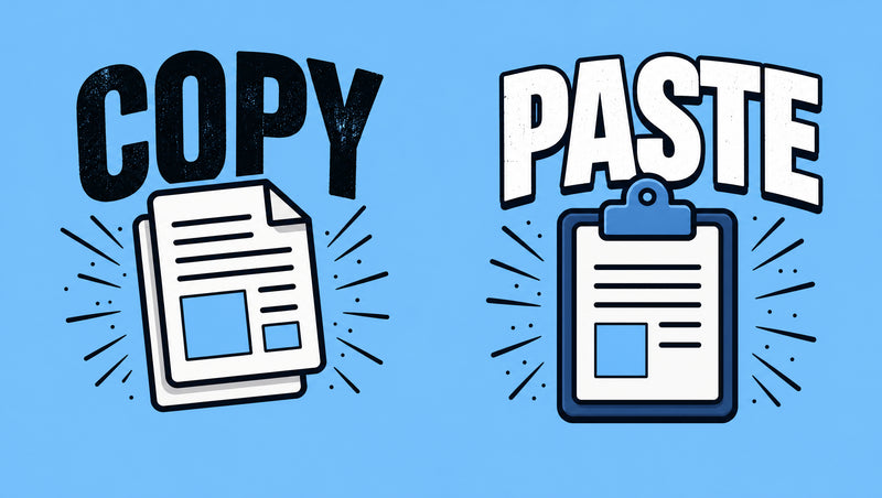 Copy Paste matching dad and baby T-shirt design for father and child combo outfits.