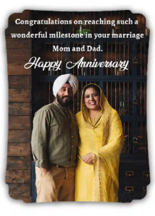 Customized Acrylic Photo Frame Gift for Wedding Anniversary