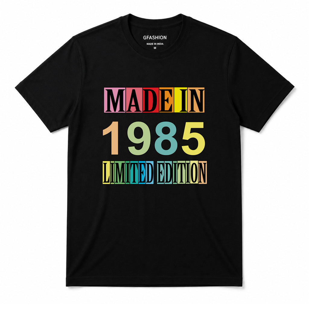 Personalized Birth Year T-Shirt | Made In Custom Year Limited Edition