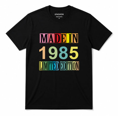 Personalized Birth Year T-Shirt | Made In Custom Year Limited Edition