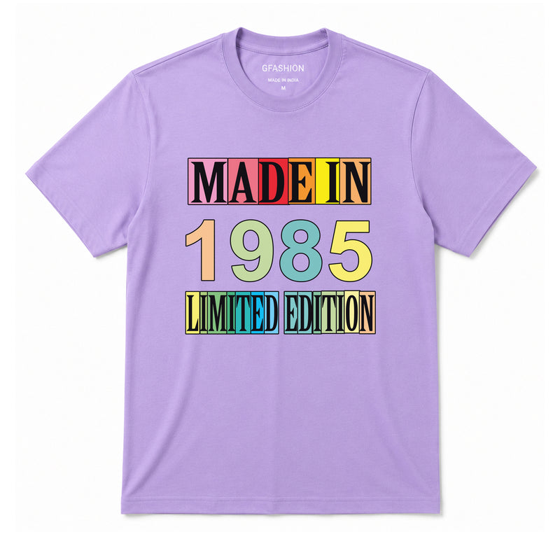 Personalized Birth Year T-Shirt | Made In Custom Year Limited Edition