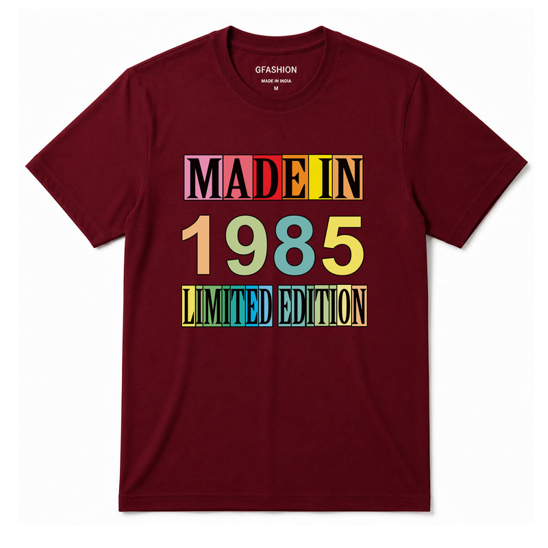 Personalized Birth Year T-Shirt | Made In Custom Year Limited Edition