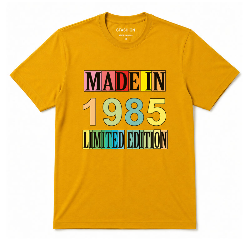 Personalized Birth Year T-Shirt | Made In Custom Year Limited Edition