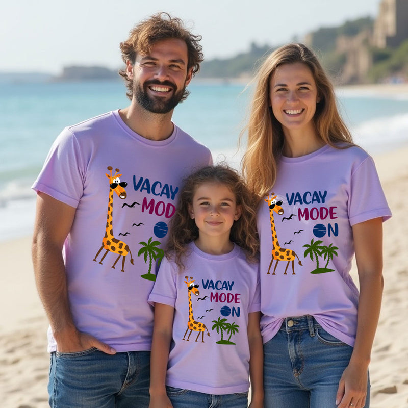 vacay mode t shirt for family