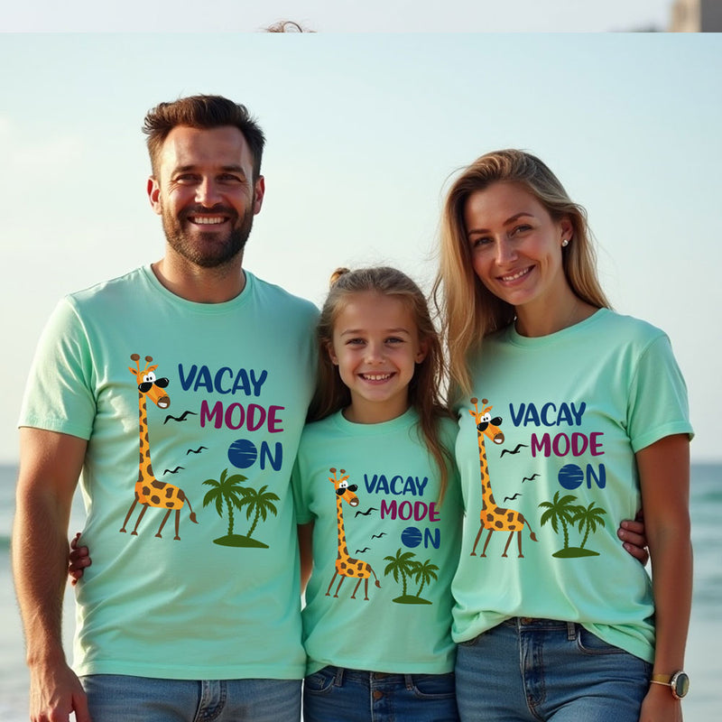 vacay mode t shirt for family
