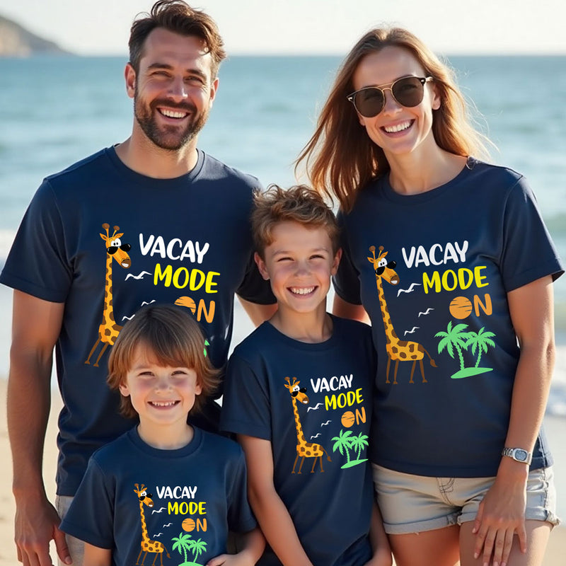 vacay mode t shirt for family