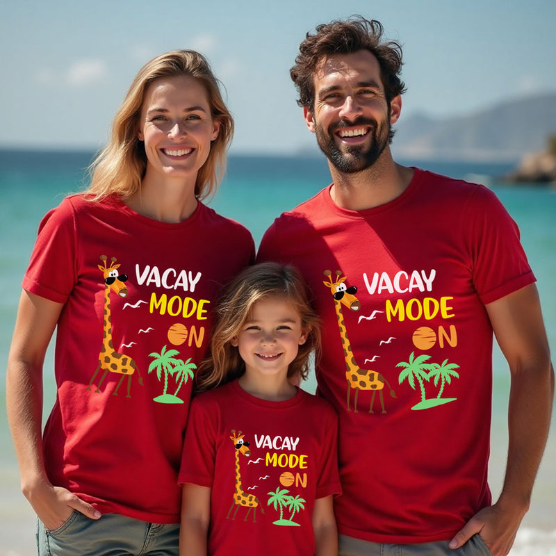 vacay mode t shirt for family
