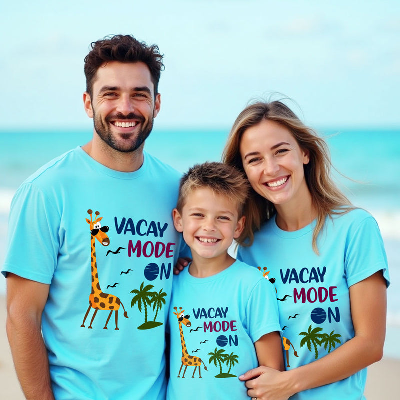 vacay mode t shirt for family