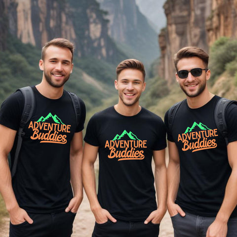 Adventure Buddies-friends Group T-shirts